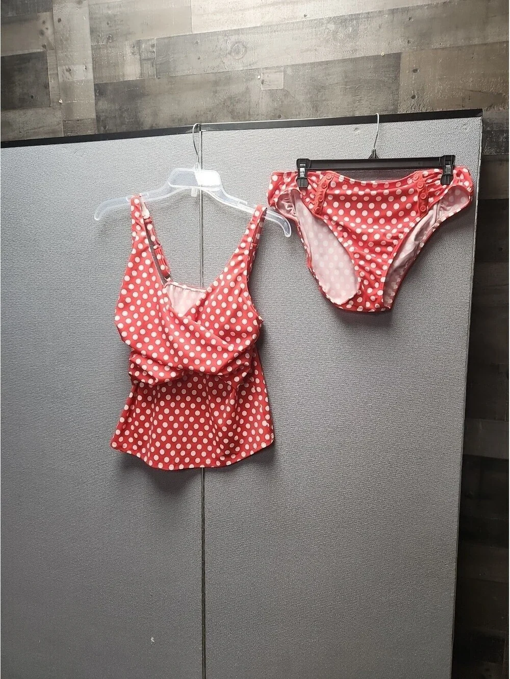 Venus Polka Dot 4 Tank Top Bikini Swimsuit Bottom Bathing Suit Summer! 16 Inches
